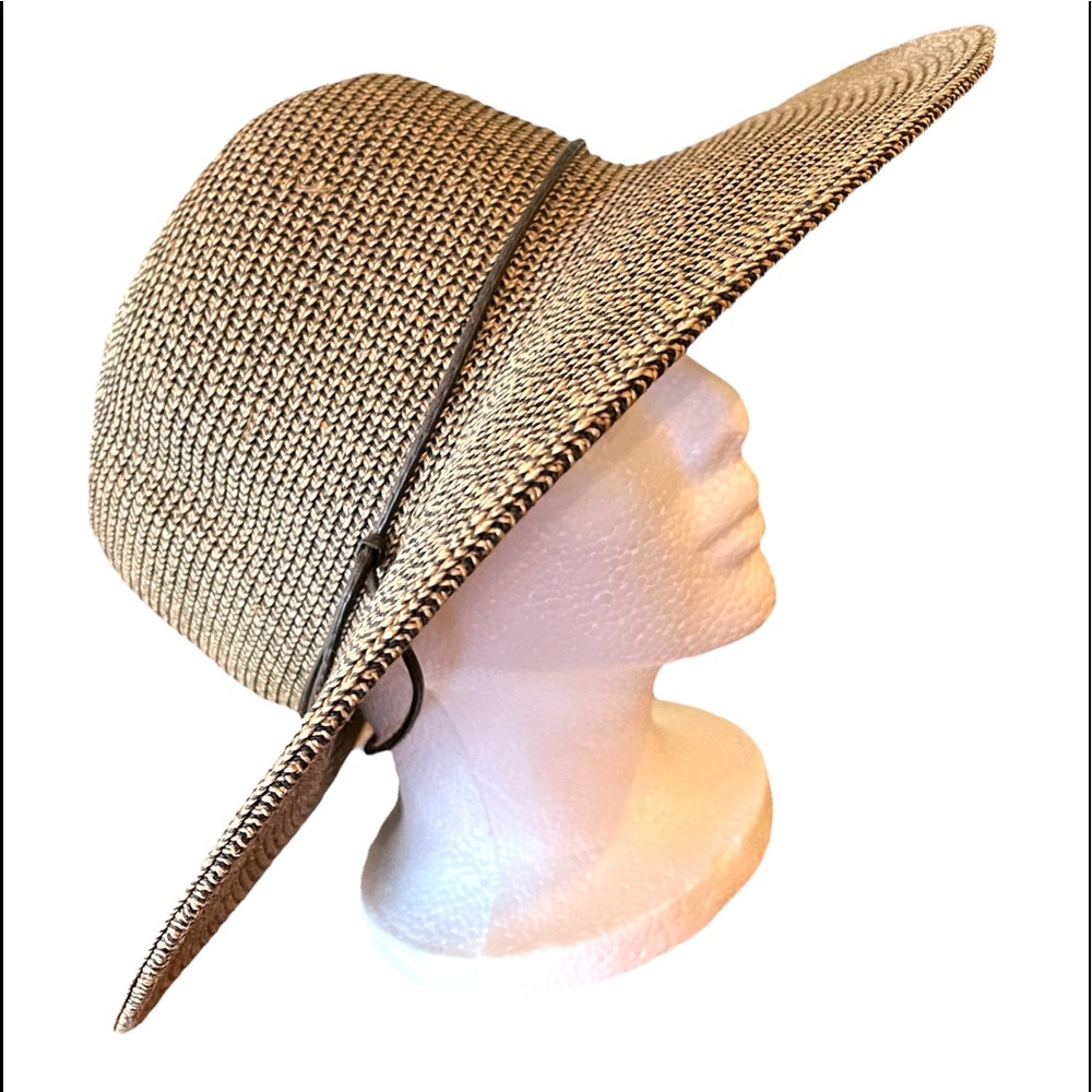 Wide Brim Packable Sun Hat with Strap